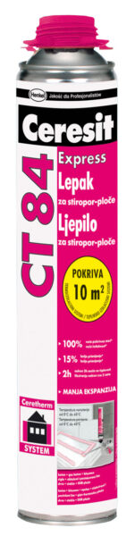 2599440 CERESIT CT 84 850 ML-niskoeksp. PU ljepilo za EPS -pištolj.