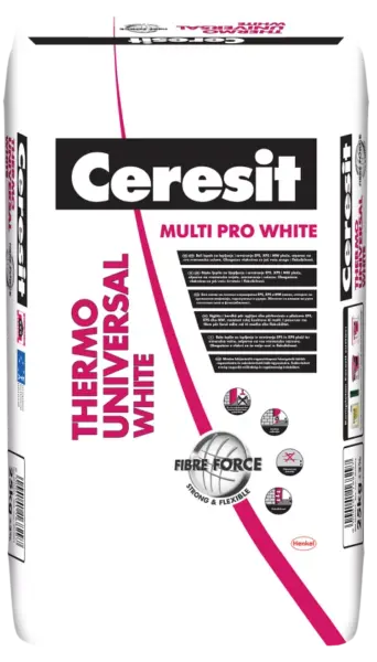 3070351 CERESIT TERMO UNIVERZAL BIJELI ljepilo za EPS,XPS,MW 25KG
