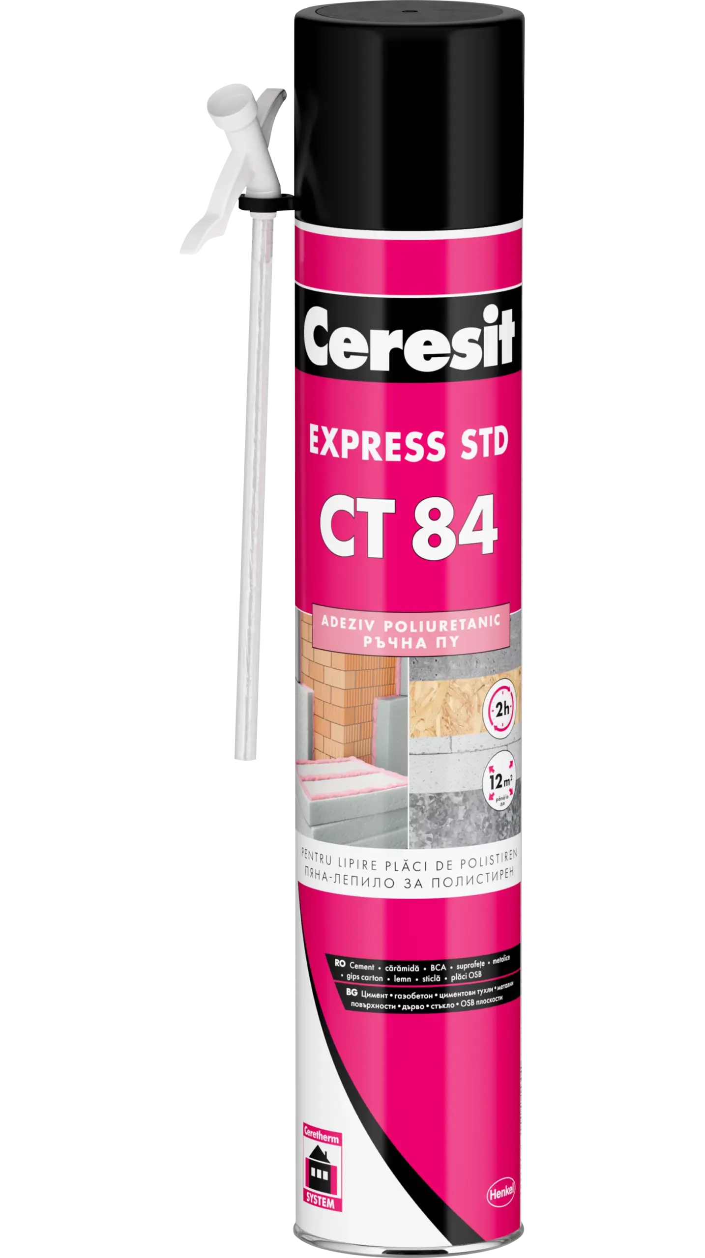 2952265 CERESIT CT 84 850 ML-niskoeksp. PU ljepilo za EPS -slamka