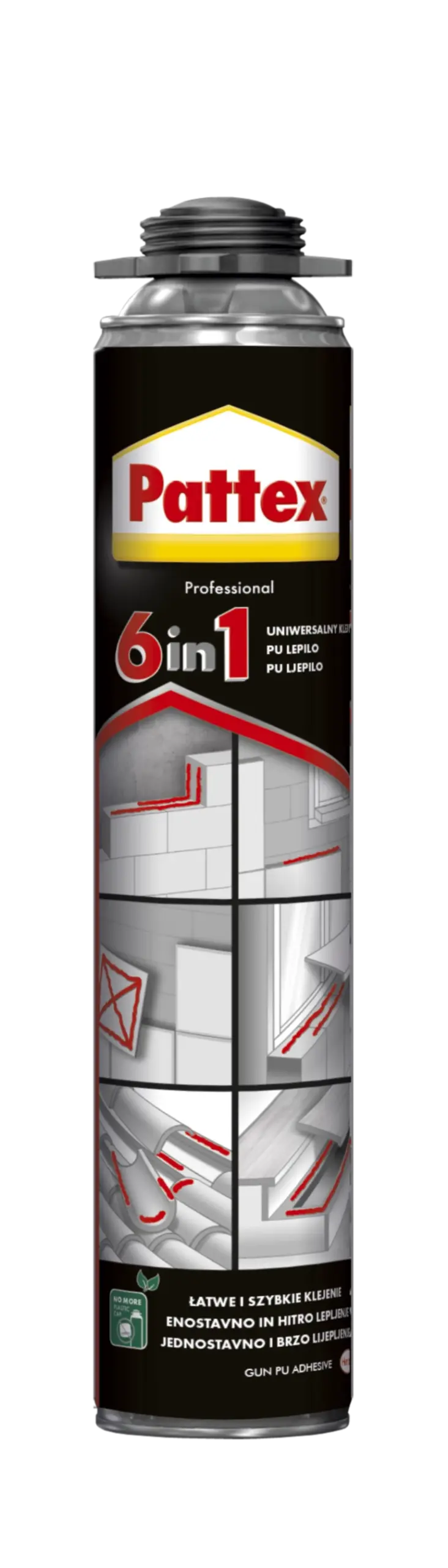 2789293 PATTEX PU PRO 6in1 pištolj.750 ml