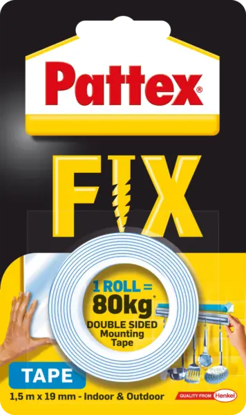 2848977 PATTEX FIX MONTAŽNA TRAKA 80 KG/1,5M
