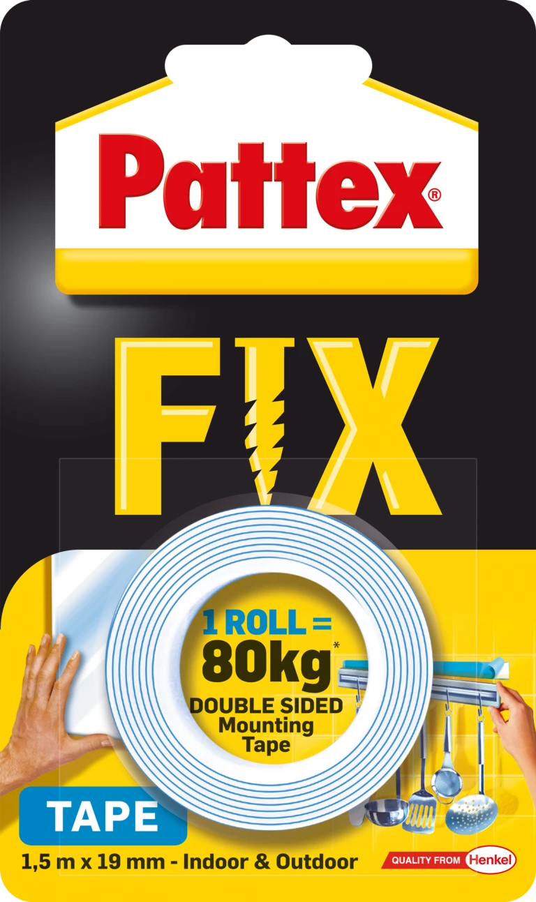 2848977 PATTEX FIX MONTAŽNA TRAKA 80 KG/1,5M