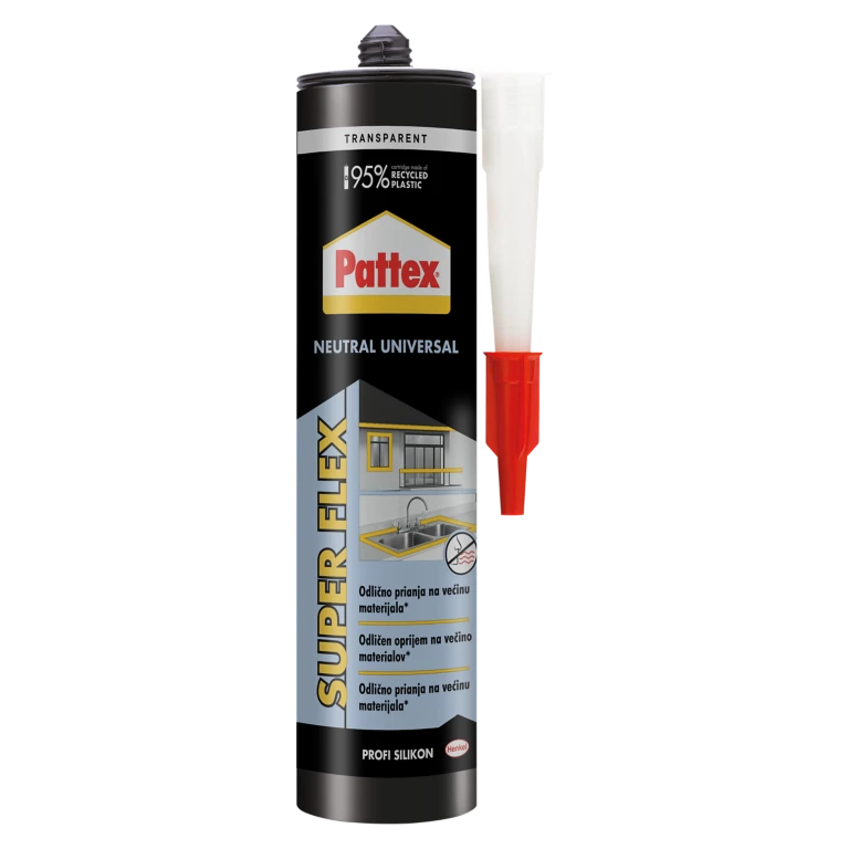 2923728 PATTEX NEUTRAL SILIKON PRO TRANSPARENT 280 ML