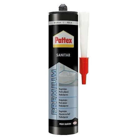 2921525 PATTEX SANITAR SILIKON PRO TRANSPARENT 280 ML