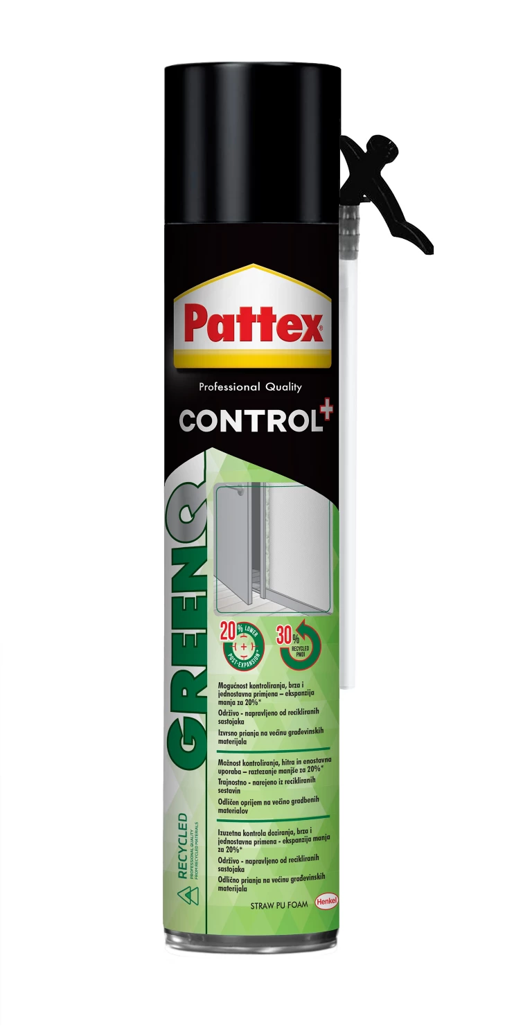 2857070 PATTEX PU GREEN NISKOEKSPANDIRAJUĆA PJENA-CIJEV.650ML